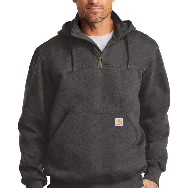 Rain Defender ® Paxton Heavyweight Hooded Zip Mock Sweatshirt Thumbnail
