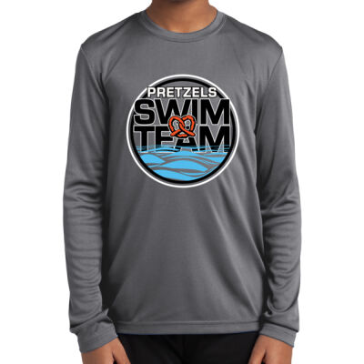 Freeport Middle School Swim Team - Youth Long Sleeve PosiCharge ® Competitor Tee Thumbnail