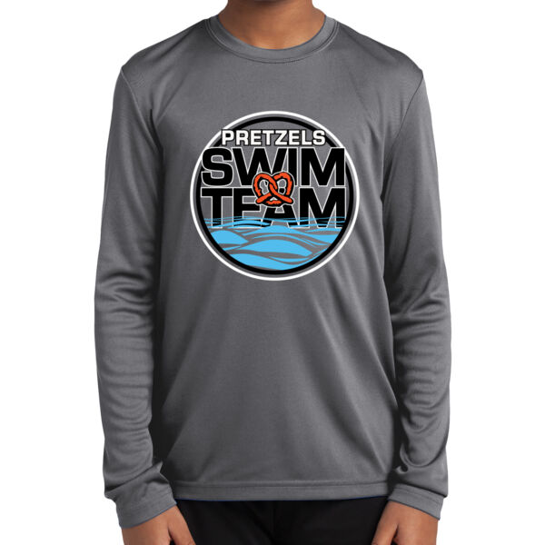 Freeport Middle School Swim Team - Youth Long Sleeve PosiCharge ® Competitor Tee Thumbnail