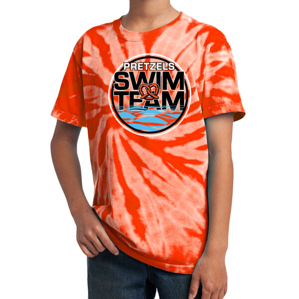 Freeport Middle School Swim Team - Youth Tie Dye Tee Thumbnail