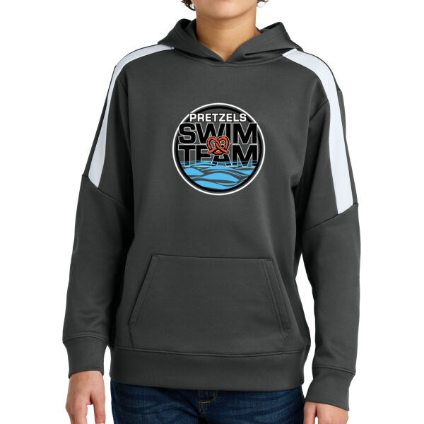 Freeport Middle School Swim Team - Youth Sport Wick ® Fleece United Pullover Hoodie Thumbnail