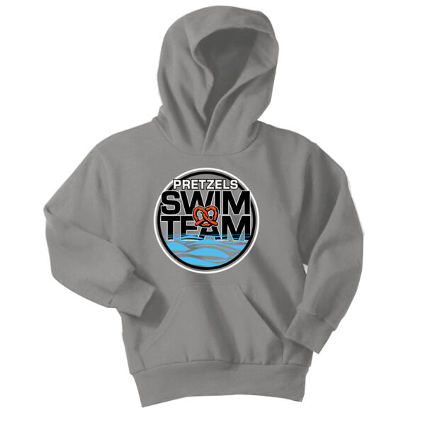 Freeport Middle School Swim Team - Youth Core Fleece Pullover Hooded Sweatshirt Thumbnail