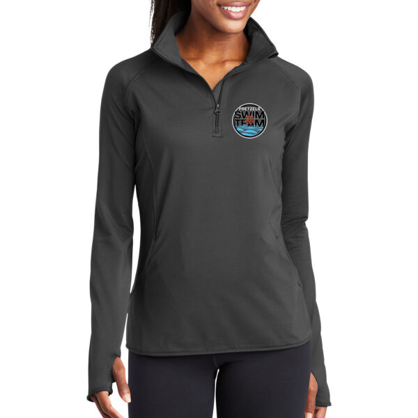 Freeport Middle School Swim Team - Women's Sport Wick ® Stretch 1/4 Zip Pullover Thumbnail